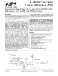 Si2493/57/34/15/04 Global ISOmodem-EVB