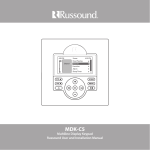 Russound MDK-C5 Manual
