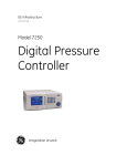 DIGITAL PRESSURE CONTROLLER MODEL 7250 MODEL 7250i