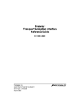 Freeway® Transport Subsystem Interface Reference Guide