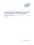 N-series Intel® Pentium® Processors and Intel® Celeron