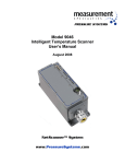 Model 9046 Intelligent Temperature Scanner User`s Manual August