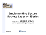 SSL Implementation on iSeries