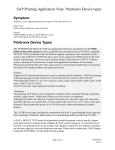 SAP Printing Application Note
