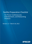 Facility Preparation Checklist