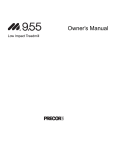 Owner`s Manual