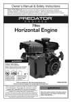 Owner`s Manual & Safety Instructions