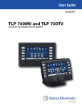 TLP 700MV and TLP 700TV User Guide