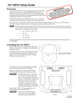 TLP 700TV Setup Guide