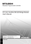 CC-Link-AnyWire DB A20 Bridge Module User`s Manual