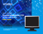User`s Guide Hyundai ImageQuest L72S