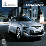 Hyundai Veloster Brochure