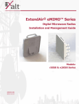 ExtendAir® eMIMO™ Series Digital Microwave Radios Installation