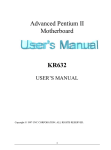 Advanced Pentium II Motherboard KR632