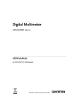 GW Instek GDM-8200A Series Digital Multimeters