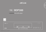 Arcam FMJ BDP300 User Guide Manual