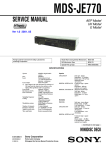 MDS-JE770 - MiniDisc Community Page