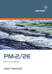 PM-2/2E in-vision audio meters manual