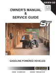 OWNER`S MANUAL & SERVICE GUIDE
