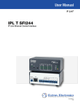 IPL T SF Series User Manual, 68-738-06 rev C