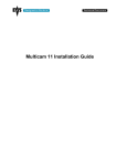 Multicam 11 Installation Guide
