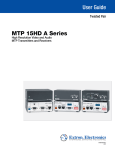 MTP 15HD A Series User Guide