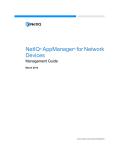 NetIQ AppManager for Network Devices Management Guide