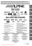 Alpine iDA-X301 User Guide Manual - CaRadio