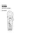 User`s Guide 400A AC/DC Clamp Meter Model MA220