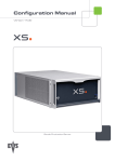 XS Configuration Manual