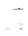 VisualDSP++® 5.0 Loader and Utilities Manual