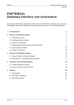 PSS SINCAL Database Interface and Automation