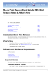 Check Point SecureClient Mobile R65 HFA1 Release Notes