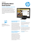 HP EliteOne 800 G1 Retail System
