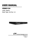 VRM01_24 Switch Users Manual