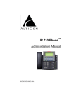 Administration Manual - Harmon Voice Solutions IP Telephony