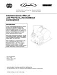 Installation/Service Manual Low-Profile Large Reserve