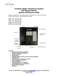 Comdial Digital Telephone System LCD Speakerphone System