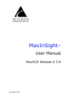 MaxInSight Manual 6.5.8