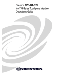 Manual - Crestron