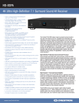 HD-XSPA 7.1 High-Definition Surround Sound AV