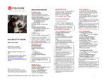 SoundPoint IP 330/320 Quick User Guide