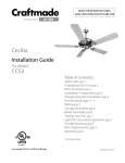 Installation Guide CC52 Cecilia