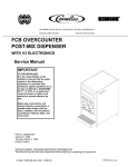 Service Manual FCB Overcounter Post-Mix Dispenser