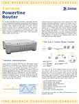 Corinex Powerline Router