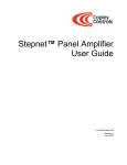 Stepnet Panel Manual
