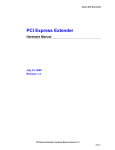 PCI Express Extender