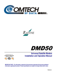 Universal Satellite Modem Installation and Operation Manual