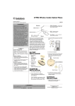 26-751 RadioShack 27MHz Wireless Combo Optical Mouse