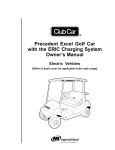 Precedent Excel Golf Car with the ERIC Charging System Owner`s
